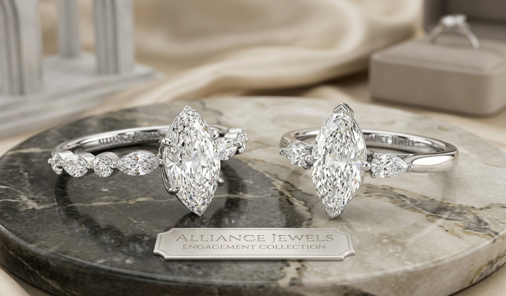 Where Can I Buy a Lab Diamond Marquise Cut Engagement Ring Online?