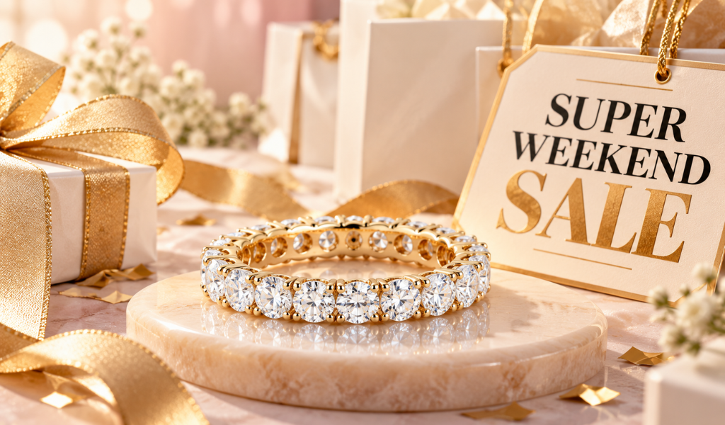 Where to Find Lab Diamond Eternity Band Deals This Super Weekend Sale?