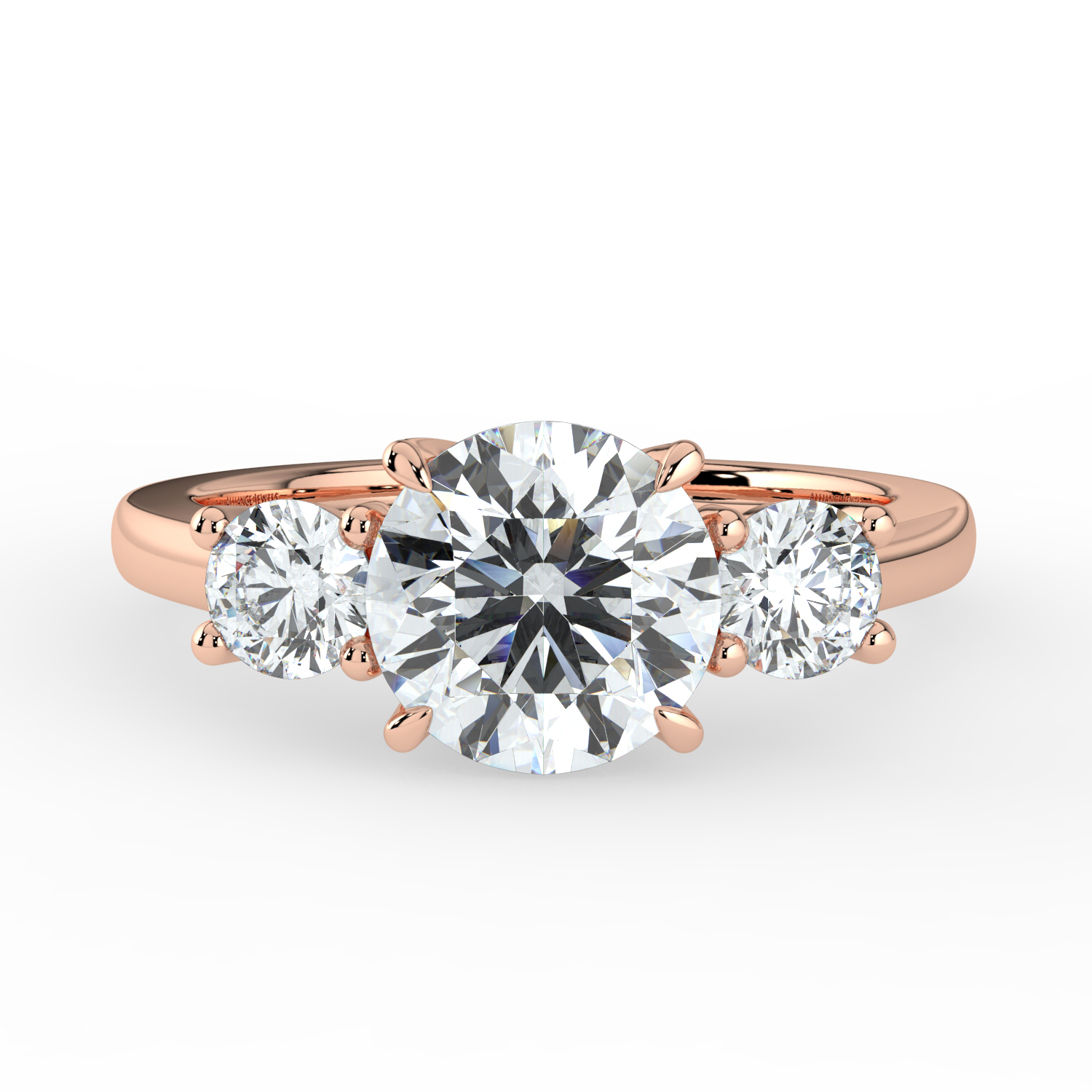 Three Stone Engagement Ring