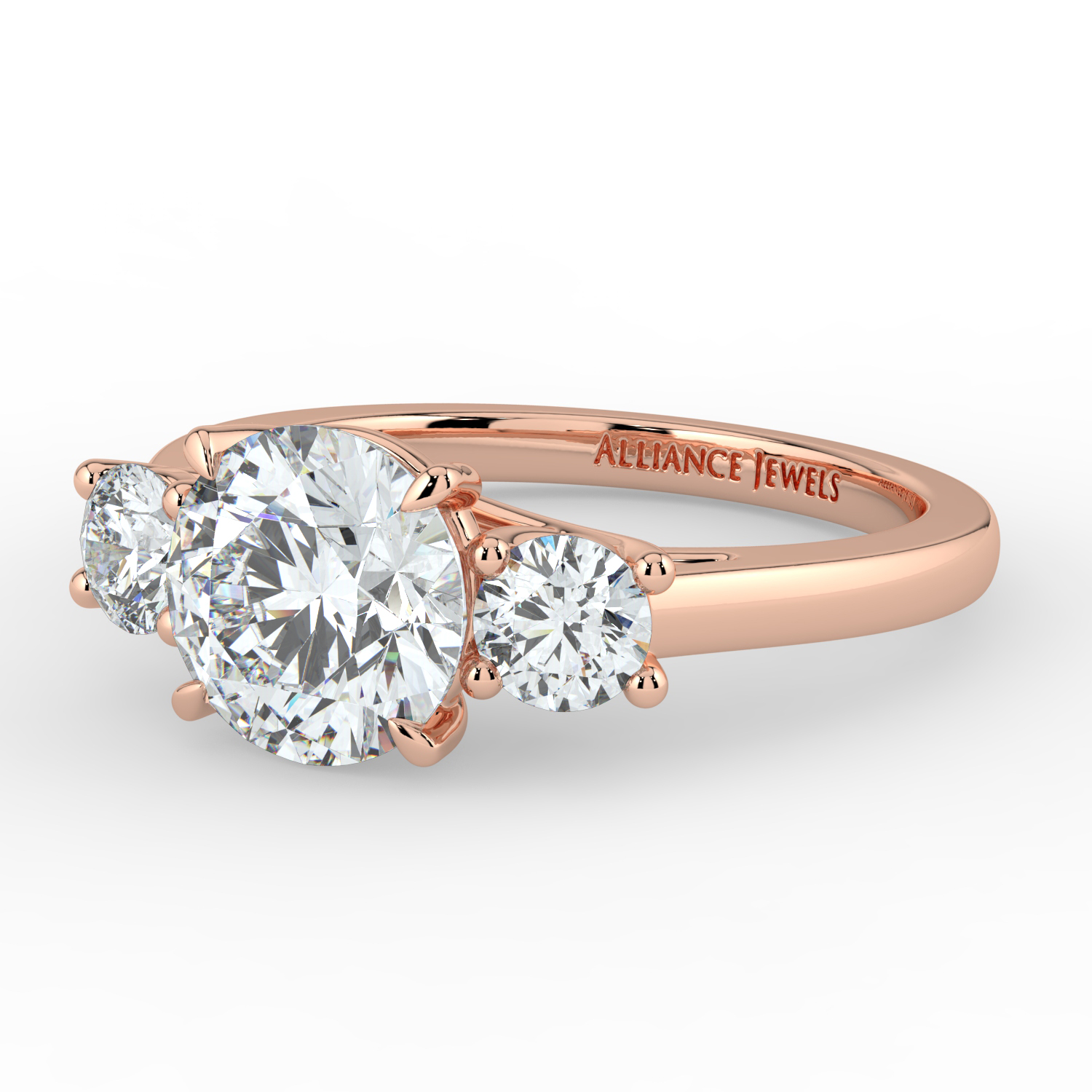 Three Stone Engagement Ring