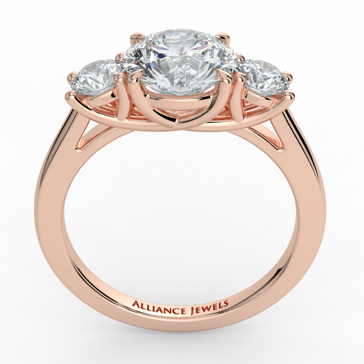 Three Stone Engagement Ring