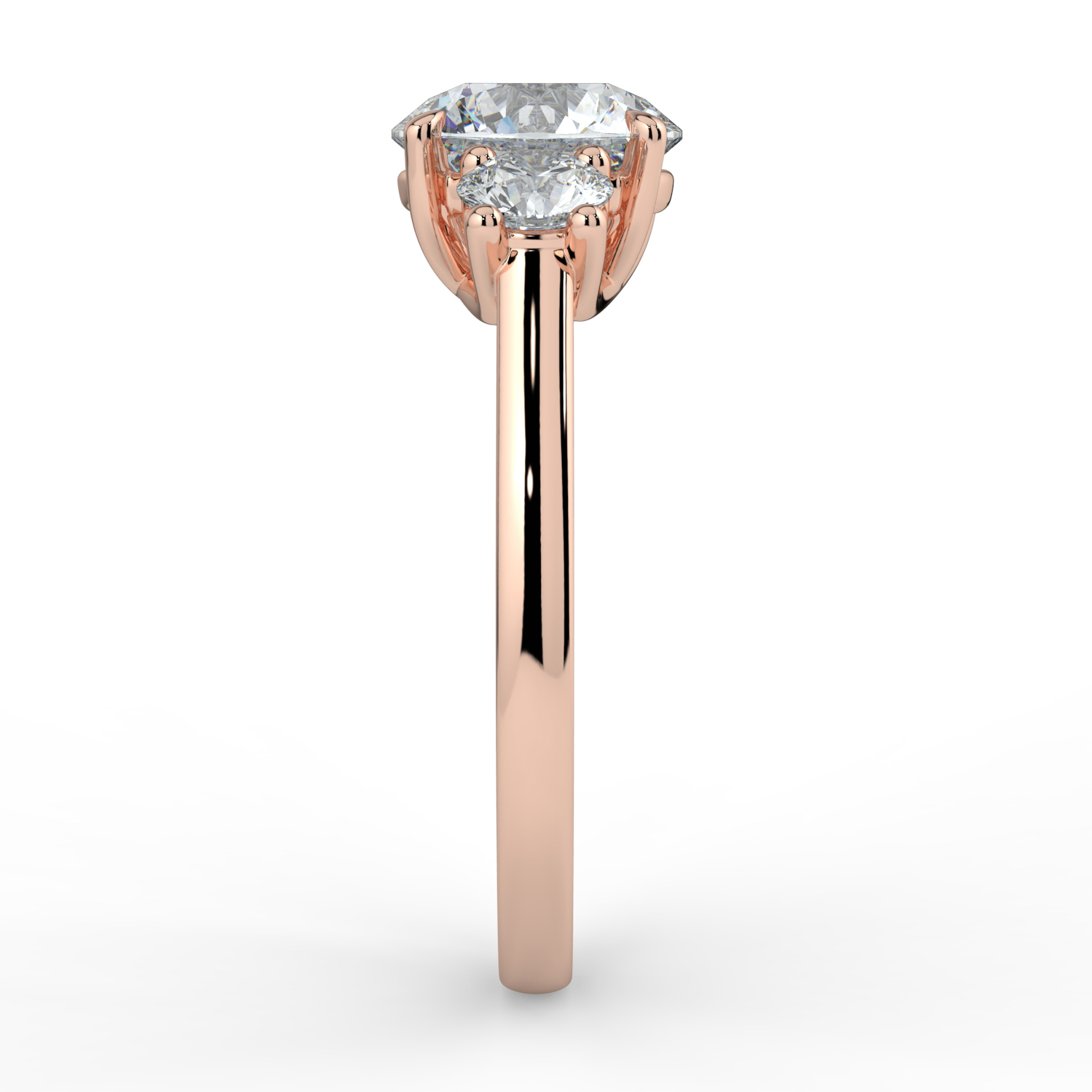 Three Stone Engagement Ring