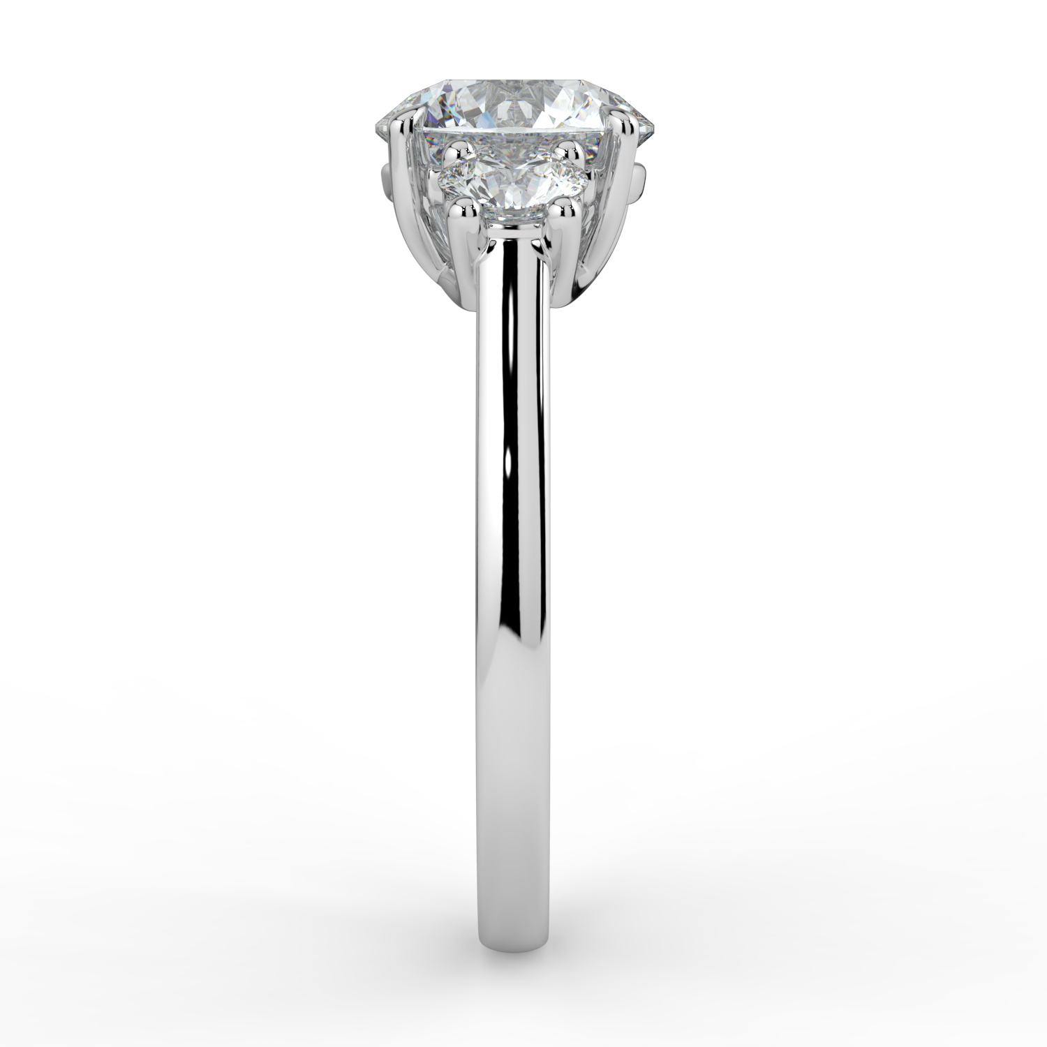 Three Stone Engagement Ring