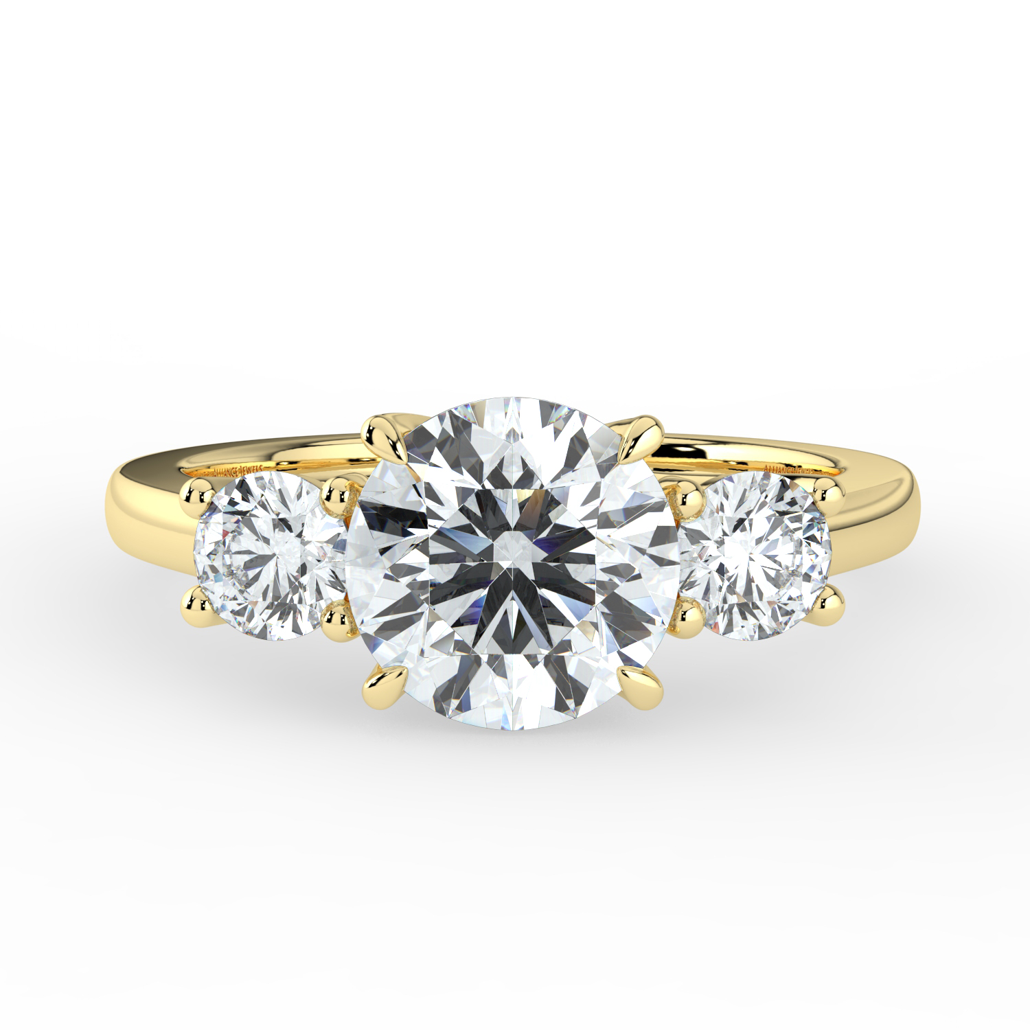 Three Stone Engagement Ring