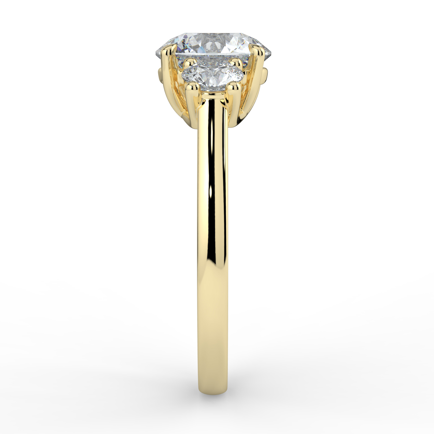 Three Stone Engagement Ring