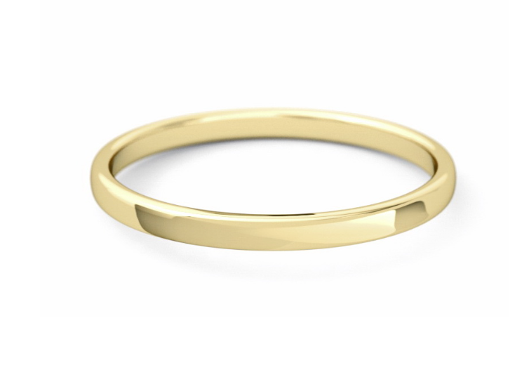 2MM Plain Wedding Band